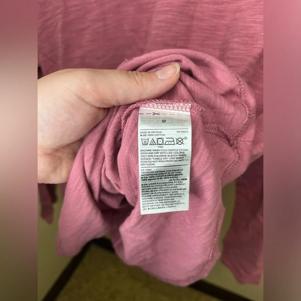 Brand new women’s old navy long sleeve top in a off pink rose color size M - Picture 6 of 8